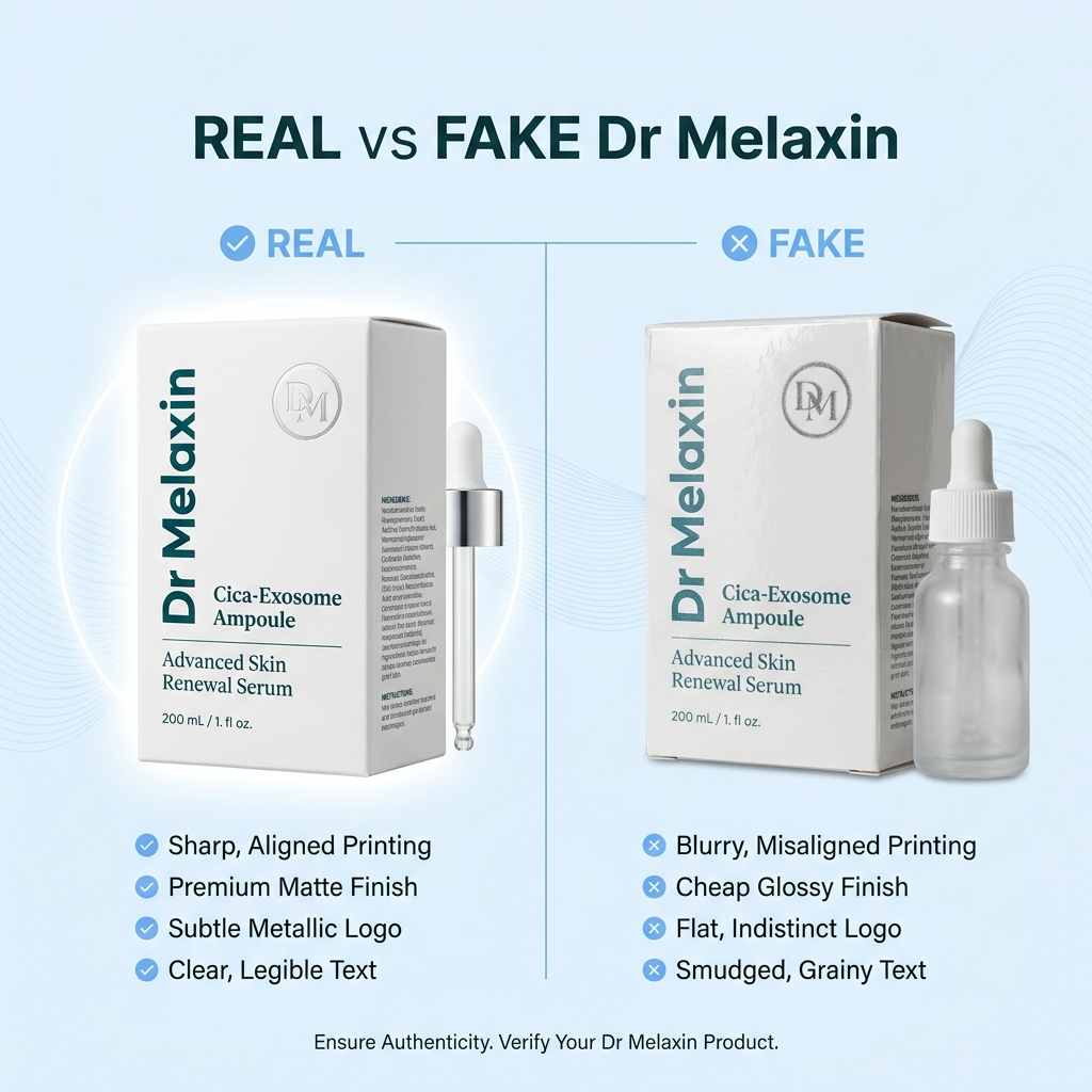 Real vs Fake Dr Melaxin: How to Spot a Counterfeit (2026)